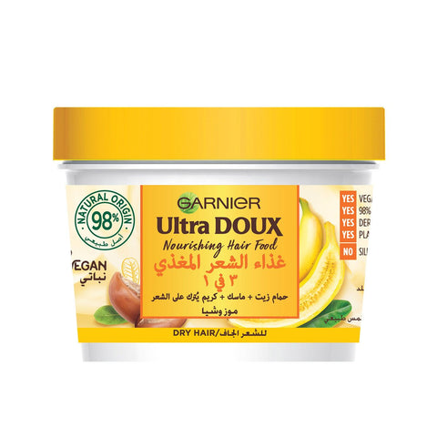 GETIT.QA- Qatar’s Best Online Shopping Website offers GARNIER ULTRA DOUX NOURISHING HAIR FOOD 390 ML at the lowest price in Qatar. Free Shipping & COD Available!