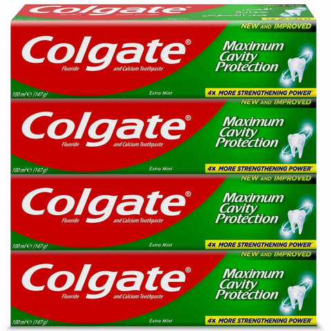 GETIT.QA- Qatar’s Best Online Shopping Website offers COLGATE EXTRA MINT TOOTH PASTE 4 X 100 ML at the lowest price in Qatar. Free Shipping & COD Available!