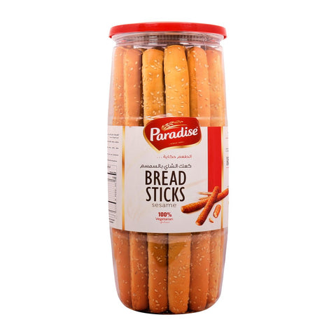 GETIT.QA- Qatar’s Best Online Shopping Website offers PARADISE BREAD STICKS SESAME 350 G at the lowest price in Qatar. Free Shipping & COD Available!