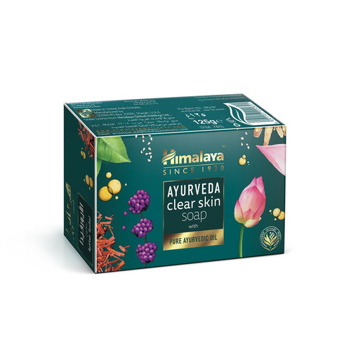 GETIT.QA- Qatar’s Best Online Shopping Website offers HIMALAYA AYURVEDA SOAP CLEAR SKIN 125 G at the lowest price in Qatar. Free Shipping & COD Available!