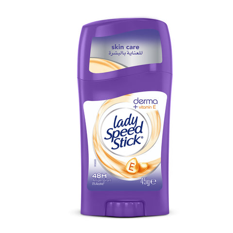 GETIT.QA- Qatar’s Best Online Shopping Website offers LADY SPEED STICK DERMA STICKS ANTI-PERSPIRANT DEODORANT NATURAL SKIN RESTORATION VITAMIN E 45 G at the lowest price in Qatar. Free Shipping & COD Available!