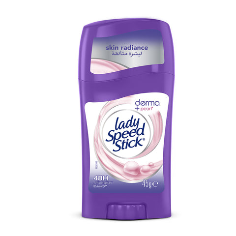 GETIT.QA- Qatar’s Best Online Shopping Website offers LADY SPEED STICK DERMA STICKS ANTI-PERSPIRANT DEODORANT RADIANT SKIN APPEARANCE PEARL 45 G at the lowest price in Qatar. Free Shipping & COD Available!