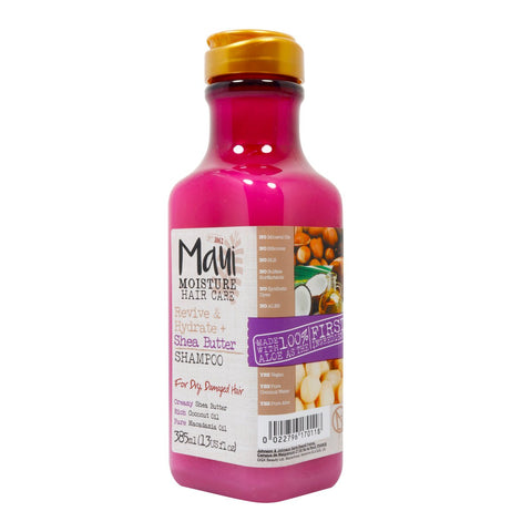 GETIT.QA- Qatar’s Best Online Shopping Website offers MAUI SHAMPOO MOISTURE HAIR CARE SHEA BUTTER 385 ML at the lowest price in Qatar. Free Shipping & COD Available!