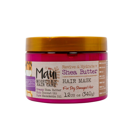 GETIT.QA- Qatar’s Best Online Shopping Website offers MAUI HAIR MASK MOISTURE HAIR CARE SHEA BUTTER 340 G at the lowest price in Qatar. Free Shipping & COD Available!