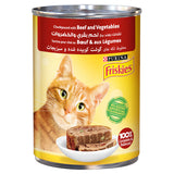 GETIT.QA- Qatar’s Best Online Shopping Website offers PURINA FRISKIES WET CAT FOOD BEEF AND VEGETABLES IN CHUNKPOUND 400 G at the lowest price in Qatar. Free Shipping & COD Available!
