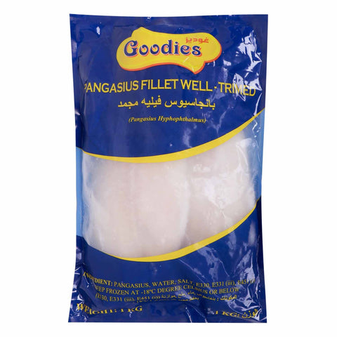 Goodies Pangasius White Fish Fillet 1 kg