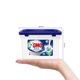 GETIT.QA- Qatar’s Best Online Shopping Website offers OMO 3IN1 PODS WASHING LIQUID CAPSULES EUCALYPTUS SCENT 15PCS at the lowest price in Qatar. Free Shipping & COD Available!