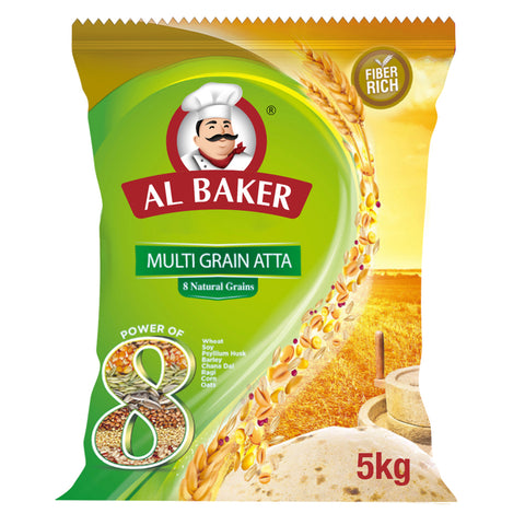 GETIT.QA- Qatar’s Best Online Shopping Website offers ALBAKER MULTIGRAIN ATTA 5KG at the lowest price in Qatar. Free Shipping & COD Available!