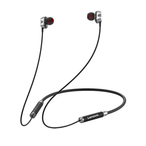 GETIT.QA- Qatar’s Best Online Shopping Website offers LENOVO HE06 NECKBAND EARPHONE BLACK at the lowest price in Qatar. Free Shipping & COD Available!