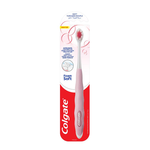 GETIT.QA- Qatar’s Best Online Shopping Website offers COLGATE FOAMSOFT SUPER DENSE THIN SOFT BRISTLE TOOTHBRUSH ASSORTED COLOURS 1 PC at the lowest price in Qatar. Free Shipping & COD Available!