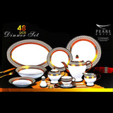 GETIT.QA- Qatar’s Best Online Shopping Website offers PEARL NOIRE 48PCS CERAMIC DINNER SET DIOU 20060G at the lowest price in Qatar. Free Shipping & COD Available!