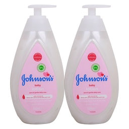 Johnson's Pure & Gentle Baby Lotion 2 x 500 ml