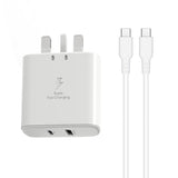 GETIT.QA- Qatar’s Best Online Shopping Website offers TRANDS TRAVEL CHARGER 36W WITH TYPE C TO TYPE C CABLE TR-AD6496 at the lowest price in Qatar. Free Shipping & COD Available!