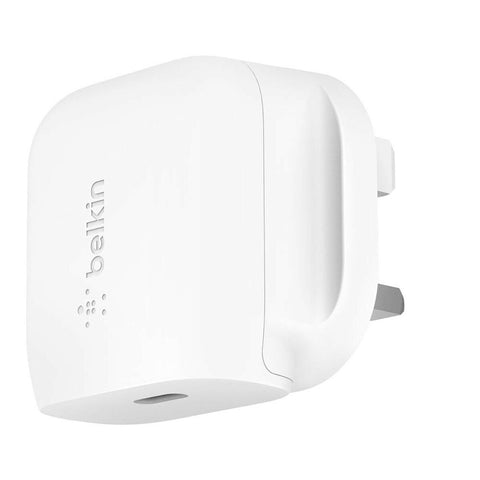 GETIT.QA- Qatar’s Best Online Shopping Website offers BELKIN BOOST CHARGE USB-C WALL CHARGER WCA003 20W at the lowest price in Qatar. Free Shipping & COD Available!