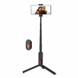 GETIT.QA- Qatar’s Best Online Shopping Website offers PORODO SELFIE STICK WITH TRIPOD PD-USLFTRI-BK BLACK at the lowest price in Qatar. Free Shipping & COD Available!