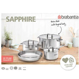 GETIT.QA- Qatar’s Best Online Shopping Website offers BRABANTINA SAPPHIRE 5PLY STAINLESS STEEL FRY PAN-- 28 CM at the lowest price in Qatar. Free Shipping & COD Available!