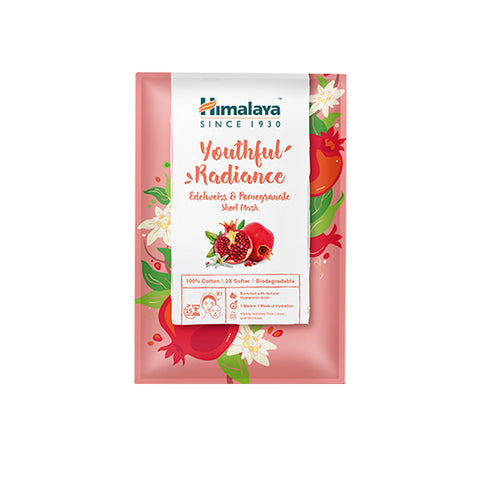 GETIT.QA- Qatar’s Best Online Shopping Website offers HIMALAYA YOUTHFUL RADIANCE EDELWEISS & POMEGRANATE SHEET MASK 30 ML at the lowest price in Qatar. Free Shipping & COD Available!