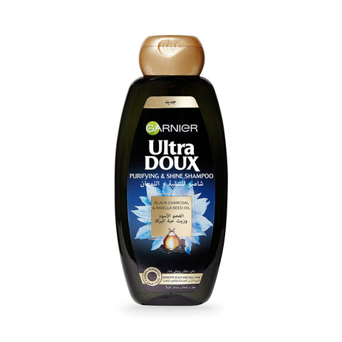 GETIT.QA- Qatar’s Best Online Shopping Website offers GARNIER ULTRA DOUX PURIFYING & SHINE SHAMPOO 400 ML at the lowest price in Qatar. Free Shipping & COD Available!