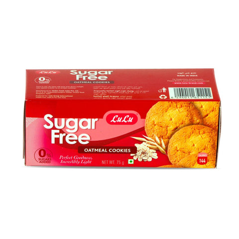 GETIT.QA- Qatar’s Best Online Shopping Website offers LULU SUGAR FREE OATMEAL COOKIES 75 G at the lowest price in Qatar. Free Shipping & COD Available!