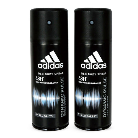 GETIT.QA- Qatar’s Best Online Shopping Website offers ADIDAS DEO BODY SPRAY DYNAMIC PULSE 2 X 150 ML at the lowest price in Qatar. Free Shipping & COD Available!