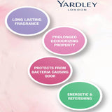 GETIT.QA- Qatar’s Best Online Shopping Website offers YARDLEY JASMINE REFRESHING BODY SPRAY 200 ML at the lowest price in Qatar. Free Shipping & COD Available!