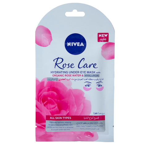 GETIT.QA- Qatar’s Best Online Shopping Website offers NIVEA HYDRATING UNDER EYE MASK ROSE CARE 1 PAIR at the lowest price in Qatar. Free Shipping & COD Available!