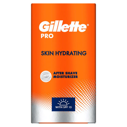 GETIT.QA- Qatar’s Best Online Shopping Website offers GILLETTE PRO AFTER SHAVE MOISTURIZER SKIN HYDRATING WITH SPF 15 50 ML at the lowest price in Qatar. Free Shipping & COD Available!