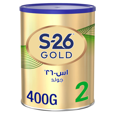 GETIT.QA- Qatar’s Best Online Shopping Website offers NESTLE S26 GOLD STAGE 2 FOLLOW ON FORMULA FROM 6-12 MONTHS 400 G at the lowest price in Qatar. Free Shipping & COD Available!