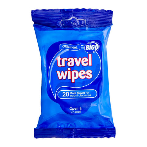 GETIT.QA- Qatar’s Best Online Shopping Website offers BIG D TRAVEL WIPES ORIGINAL 20PCS at the lowest price in Qatar. Free Shipping & COD Available!