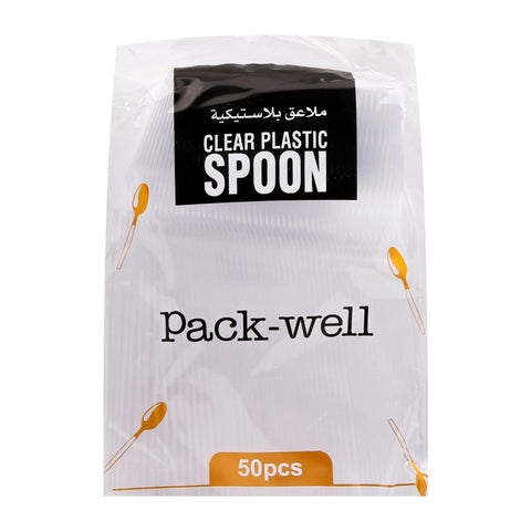 GETIT.QA- Qatar’s Best Online Shopping Website offers HOTPACK CLEAR PLASTIC SPOON 50PCS at the lowest price in Qatar. Free Shipping & COD Available!