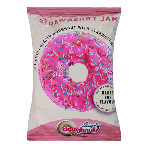 GETIT.QA- Qatar’s Best Online Shopping Website offers Simply Doughnuts Strawberry Jam Glazed Doughnut 60 g at the lowest price in Qatar. Free Shipping & COD Available!