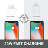 GETIT.QA- Qatar’s Best Online Shopping Website offers IENDS TRAVEL CHARGER WITH TYPE-C PORT AD7464, WHITE at the lowest price in Qatar. Free Shipping & COD Available!