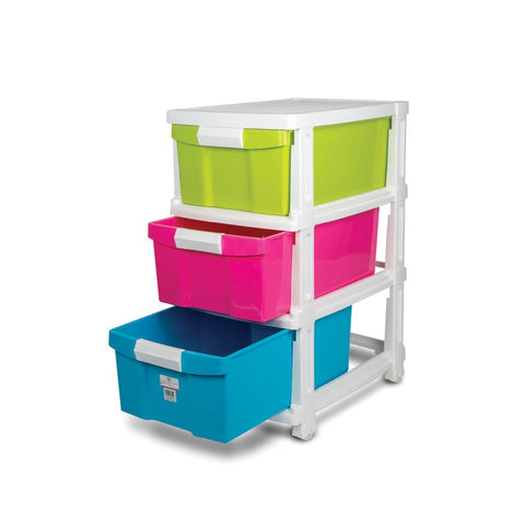 GETIT.QA- Qatar’s Best Online Shopping Website offers JCJ DRAWER 3TIERS WITH WHEEL 2523 ASSORTED COLOR at the lowest price in Qatar. Free Shipping & COD Available!