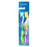 GETIT.QA- Qatar’s Best Online Shopping Website offers FOMME TOOTHBRUSH MEDIUM 2 PCS at the lowest price in Qatar. Free Shipping & COD Available!