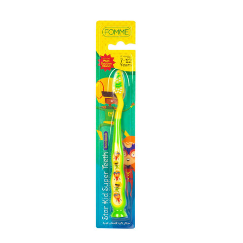 GETIT.QA- Qatar’s Best Online Shopping Website offers FOMME STAR KID SUPER TEETH TOOTHBRUSH FOR 7-12 YEARS 1 PC at the lowest price in Qatar. Free Shipping & COD Available!