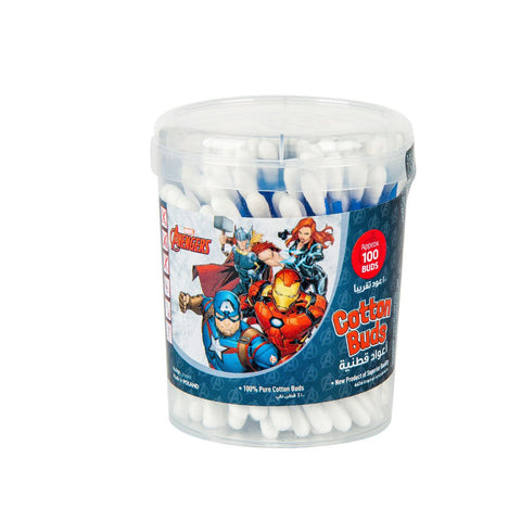 GETIT.QA- Qatar’s Best Online Shopping Website offers LULU MARVEL AVENGERS COTTON BUDS 100 PCS at the lowest price in Qatar. Free Shipping & COD Available!