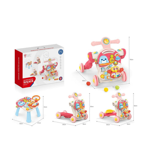 GETIT.QA- Qatar’s Best Online Shopping Website offers FIRST STEP BABY ACTIVITY WALKER 4 IN 1 HE0827 PINK at the lowest price in Qatar. Free Shipping & COD Available!