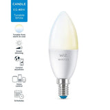 GETIT.QA- Qatar’s Best Online Shopping Website offers WIZ WI-FI CANDL BULB 40W C37 E14 at the lowest price in Qatar. Free Shipping & COD Available!