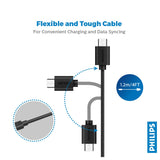 GETIT.QA- Qatar’s Best Online Shopping Website offers PHILIPS USB-A TO MICRO USB CABLE BLACK 1.2M -DLC3104U/00 at the lowest price in Qatar. Free Shipping & COD Available!