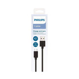 GETIT.QA- Qatar’s Best Online Shopping Website offers PHILIPS USB-A TO MICRO USB CABLE BLACK 1.2M -DLC3104U/00 at the lowest price in Qatar. Free Shipping & COD Available!