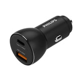 GETIT.QA- Qatar’s Best Online Shopping Website offers PHILIPS 30W PD+QC CAR CHARGER -DLP2521/00 at the lowest price in Qatar. Free Shipping & COD Available!