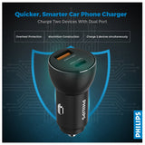 GETIT.QA- Qatar’s Best Online Shopping Website offers PHILIPS 30W PD+QC CAR CHARGER -DLP2521/00 at the lowest price in Qatar. Free Shipping & COD Available!