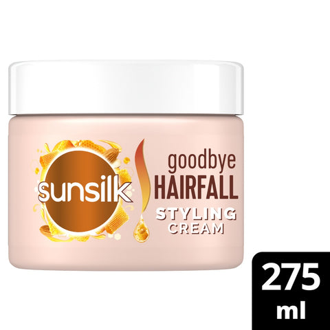 GETIT.QA- Qatar’s Best Online Shopping Website offers SUNSILK GOODBYE HAIR FALL WITH HONEY AND ALMOND OIL STYLING CREAM 275 ML at the lowest price in Qatar. Free Shipping & COD Available!