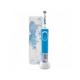 GETIT.QA- Qatar’s Best Online Shopping Website offers ORAL-B D100 VITALITY RECHARGEABLE KIDS TOOTHBRUSH WITH TRAVEL CASE D100.414 2K-FROZEN at the lowest price in Qatar. Free Shipping & COD Available!