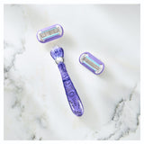 GETIT.QA- Qatar’s Best Online Shopping Website offers GILLETTE VENUS DELUXE SMOOTH SWIRL WOMEN'S RAZOR HANDLE + 2 RAZOR BLADE REFILLS at the lowest price in Qatar. Free Shipping & COD Available!