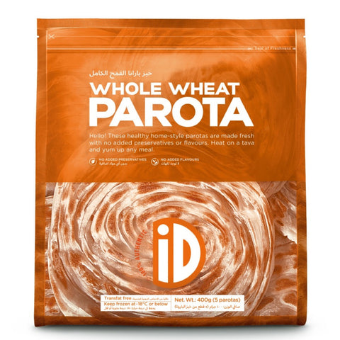 GETIT.QA- Qatar’s Best Online Shopping Website offers ID NATURAL FROZEN WHOLE WHEAT PAROTA 5 PCS at the lowest price in Qatar. Free Shipping & COD Available!