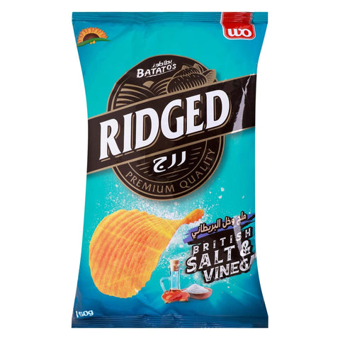 Batato's Chips Ridged Salt & Vinegar 150 g