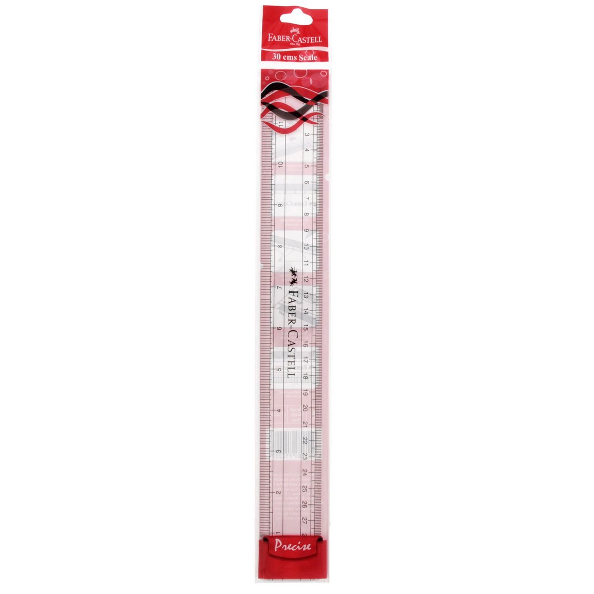 Faber Castle Ruler GETIT.QA | FABER-CASTELL 30CMS PLASTIC RULER | COD available