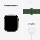 GETIT.QA- Qatar’s Best Online Shopping Website offers APPLE WATCH SERIES 7 GPS, 41MM GREEN ALUMINIUM CASE WITH CLOVER SPORT BAND at the lowest price in Qatar. Free Shipping & COD Available!