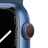 GETIT.QA- Qatar’s Best Online Shopping Website offers APPLE WATCH SERIES 7 GPS + CELLULAR MKHU3 41MM BLUE ALUMINIUM CASE WITH ABYSS BLUE SPORT BAND at the lowest price in Qatar. Free Shipping & COD Available!